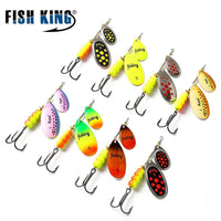 Fish King 11Cm-25G Mepps Long Cast Deep Running Spinners Fishing Lure Spinner-FISH KING Official Store-White-Bargain Bait Box