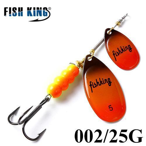 Fish King 11Cm-25G Mepps Long Cast Deep Running Spinners Fishing Lure Spinner-FISH KING Official Store-Yellow-Bargain Bait Box