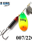 Fish King 12Cm-22G Mepps Long Cast Deep Running Spinners Fishing Lure Spinner-FISH KING Official Store-Green-Bargain Bait Box
