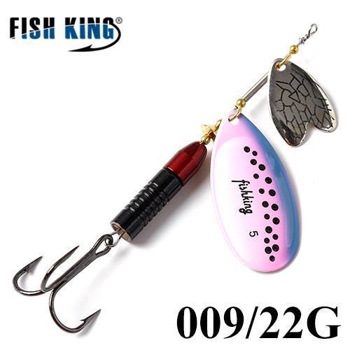 Fish King 12Cm-22G Mepps Long Cast Deep Running Spinners Fishing Lure Spinner-FISH KING Official Store-Navy Blue-Bargain Bait Box