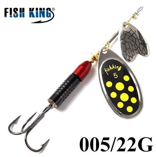 Fish King 12Cm-22G Mepps Long Cast Deep Running Spinners Fishing Lure Spinner-FISH KING Official Store-Purple-Bargain Bait Box