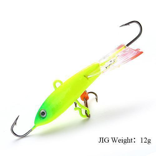 Fish King 1Pc 12G/6.7Cm Ice Fishing Lures Winter Bait Hard Lure Balancer For-FISH KING First franchised Store-Chocolate-Bargain Bait Box