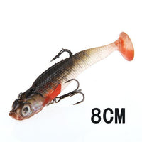 Fish King 1Pc 8/10Cm 10 Color Soft Bait Jig Fishing Lure With Lead Head Fish-Fishing Tackle-069 8CM-Bargain Bait Box