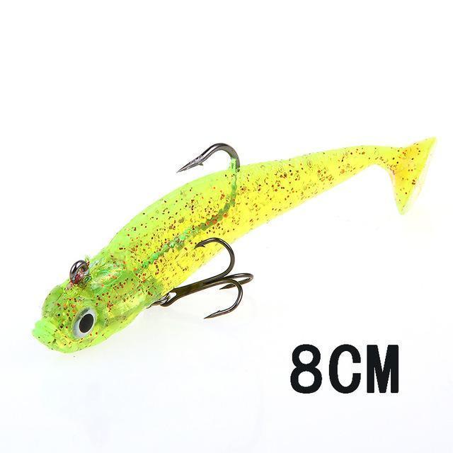 Fish King 1Pc 8/10Cm 10 Color Soft Bait Jig Fishing Lure With Lead Head Fish-Fishing Tackle-125 8CM-Bargain Bait Box