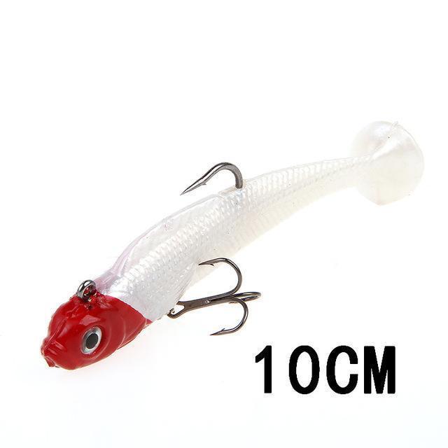 Fish King 1Pc 8/10Cm 10 Color Soft Bait Jig Fishing Lure With Lead Head Fish-Fishing Tackle-141 10CM-Bargain Bait Box
