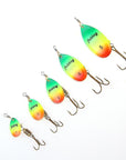 Fish King 1Pc Size0-Size5 Fishing Lure Pesca Mepps Spinner Bait Spoon Lures With-FISH KING First franchised Store-Multi Size1-Bargain Bait Box