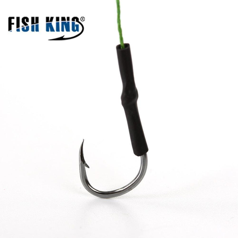 Fish King 1Pc Two Hooks 20G-80G Carp Trap Basket Feeder Holder Bait Cage Fishing-FISH KING First franchised Store-20G-Bargain Bait Box
