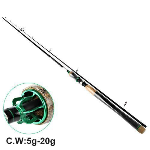 Fish King 5 Colors Lure Weight 2-40G Ultra Light Spinning Fishing Rod 2.7M-Spinning Rods-Mavllos Fishing Tackle Store-Green-2.1 m-Bargain Bait Box