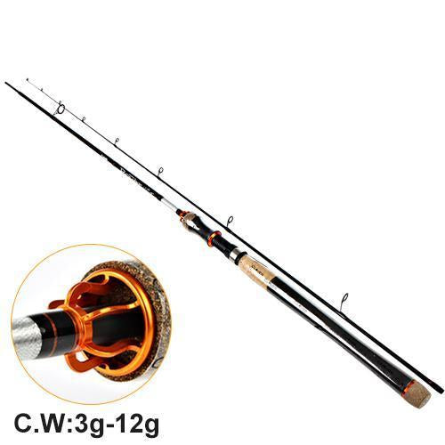 Fish King 5 Colors Lure Weight 2-40G Ultra Light Spinning Fishing Rod 2.7M-Spinning Rods-Mavllos Fishing Tackle Store-Orange-2.1 m-Bargain Bait Box