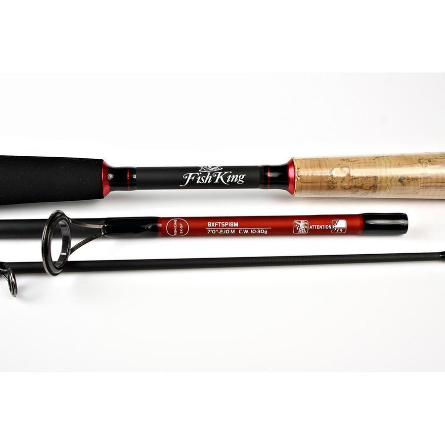 Fish King Carbon 1.8M 2.1M 2.4M 2.7M 3 Section Lure Weight 10-30G Line Weight-Spinning Rods-FISH KING Go fishing together Store-1.8 m-Bargain Bait Box