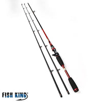 Fish King Carbon 2.1M Two Segments Section C.W. M Ml 7-25G Line Weight-Spinning Rods-Billings Fishing Store-Bargain Bait Box