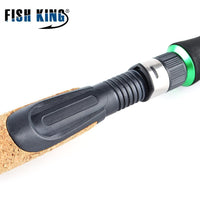 Fish King Fishing Rod 3 Colors 2.1M 2.4M 2.7M 4 Section M Power Carbon Fiber-Spinning Rods-FISH KING Go fishing together Store-Red-2.1 m-Bargain Bait Box