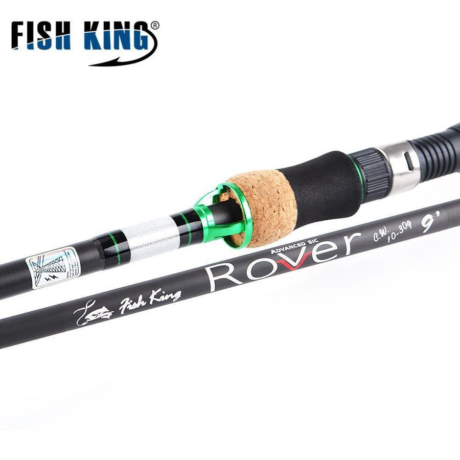 Fish King Fishing Rod 3 Colors 2.1M 2.4M 2.7M 4 Section M Power Carbon Fiber-Spinning Rods-FISH KING Go fishing together Store-Red-2.1 m-Bargain Bait Box