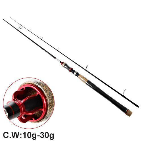 Fish King Hi Carbon 5 Color 2.1M-2.7M 2 Section Soft Lure Fishing Rod Lure-Spinning Rods-FISH KING Official Store-Red-2.1 m-Bargain Bait Box