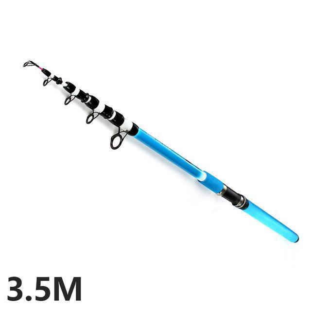 Fish King Hot Fiber Glass Fishing Rod 3.0M 3.3M 3.5M 3.9M 4.2M 5 Sections-Telescoping Fishing Rods-FISH KING Official Store-Red-Bargain Bait Box