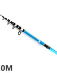 Fish King Hot Fiber Glass Fishing Rod 3.0M 3.3M 3.5M 3.9M 4.2M 5 Sections-Telescoping Fishing Rods-FISH KING Official Store-White-Bargain Bait Box