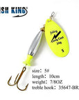 Fish King Mepps Fishing Lure 18G 24G Spinners Spoon Bait Esche Artificiali Pesca-FISH KING Go fishing together Store-Blue-Bargain Bait Box