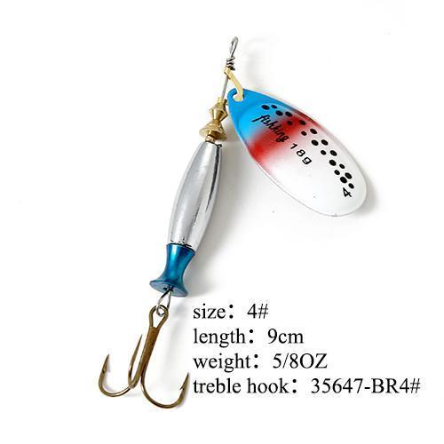 Fish King Mepps Fishing Lure 18G 24G Spinners Spoon Bait Esche Artificiali Pesca-FISH KING Go fishing together Store-Plum-Bargain Bait Box