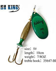 Fish King Mepps Fishing Lure 18G 24G Spinners Spoon Bait Esche Artificiali Pesca-FISH KING Go fishing together Store-Sky Blue-Bargain Bait Box