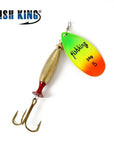 Fish King Mepps Fishing Lure 18G 24G Spinners Spoon Bait Esche Artificiali Pesca-FISH KING Go fishing together Store-White-Bargain Bait Box