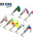Fish King Mepps Fishing Lure 18G 24G Spinners Spoon Bait Esche Artificiali Pesca-FISH KING Go fishing together Store-White-Bargain Bait Box