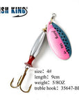 Fish King Mepps Long Cast 1 Pc Fishing Lure Spinner Bait Fishing Tackle-FISH KING Official Store-Violet-Bargain Bait Box