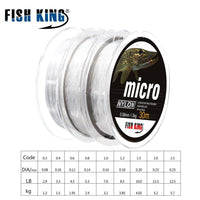 Fish King Nylon Ice Fishing Line 30M For Pole Ice Fishing Dai/0.08Mm-0.25Mm-FISH KING Official Store-0.3-Bargain Bait Box