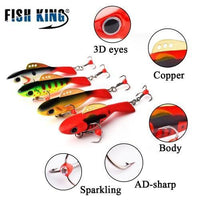 Fish King Winter Ice Fishing Lure 1Pc 38Mm-65Mm Balancer Hard Bait Lure For-FISH KING First franchised Store-see photo9-38mm-4g-1pcs-Bargain Bait Box