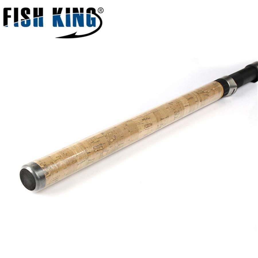 Fish King Wood Handle Sea Fishing Spinning Rod 2.4M 2.7M 2 Section Ultra Light-Spinning Rods-Mavllos Fishing Tackle Store-Purple-2.1 m-Bargain Bait Box