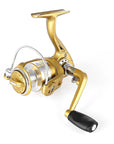 Fishdrops 12 + 1Bb Aluminum Alloy Golden Fly Fishing Reel With Left Right-Spinning Reels-Outl1fe Adventure Store-1000 Series-Bargain Bait Box