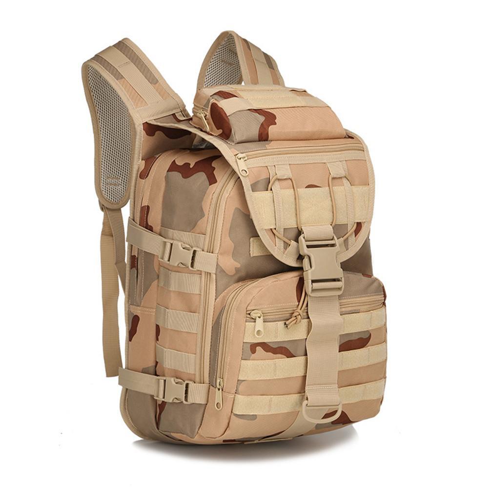 Fishing Bag Backpack Camo Bag 40L Pack Package Shoulder Bag X7 Archery-Backpacks-Bargain Bait Box-Black-Bargain Bait Box
