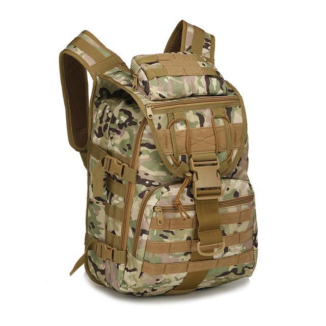 Fishing Bag Backpack Camo Bag 40L Pack Package Shoulder Bag X7 Archery-Backpacks-Bargain Bait Box-Desert Digital-Bargain Bait Box