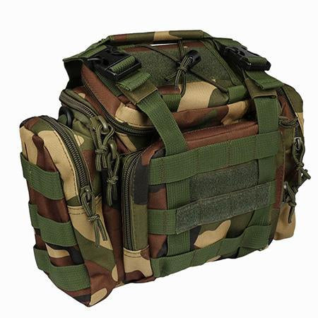 Fishing Bag Lure Bag Fishing Tackle Bag Backpack Waist Pack Bag 30*18*20Cm-Tackle Bags-Bargain Bait Box-army camo-Bargain Bait Box
