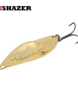 Fishing Bait Spoon Lure Gold/Silver 7.5G 10G 15G 20G Carp Fishing Metal-LUSHAZER Official Store-7g silvery-Bargain Bait Box