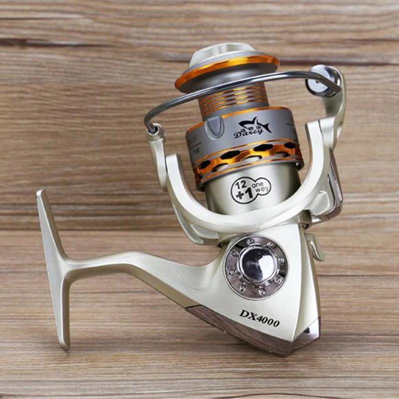 Fishing Coil Wooden Handshake 12+ 1Bb Spinning Fishing Reel Professional-Spinning Reels-Sports fishing products-1000 Series-Bargain Bait Box