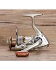 Fishing Coil Wooden Handshake 12+ 1Bb Spinning Fishing Reel Professional-Spinning Reels-Sports fishing products-1000 Series-Bargain Bait Box