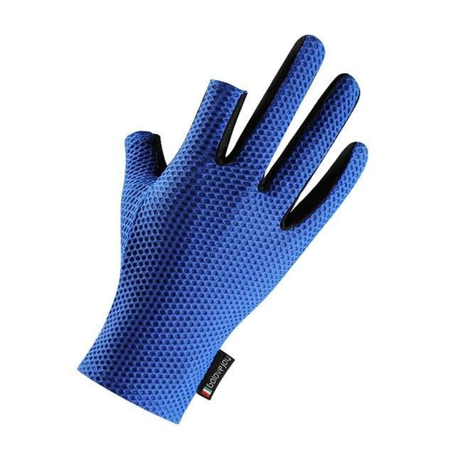 Fishing Gloves 2 Cut Finger Anti Slip Sunshade Elastic Breathable Ice Silk-Fishing Gloves-Fitness outdoor Store-L-China-Bargain Bait Box