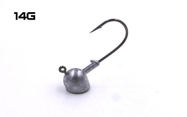 Fishing Hook 5Pcs/Lot 3.5G//7G/10G/18G Jig Head Hooks Lead Crank Hook Artificial-MC&LURE Store-14g-Bargain Bait Box