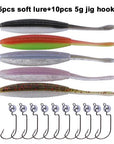 Fishing Kit Set Offset Worm/Jig Head Hook Fishinghook With Soft-Soft Bait Kits-Bargain Bait Box-kit 2-Bargain Bait Box
