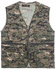 Fishing Leisure Vest Thin Section Quick Drying Men'S Camo Vests Men Breathable-Fishing Vests-Bargain Bait Box-Brown-XL-Bargain Bait Box