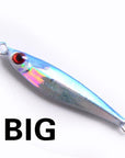 Fishing Lure 4.9G 7.2G Metal Jig Spoon Lure Spinner Metal Jigging Shore Cast-haofishing Store-blue big-Bargain Bait Box