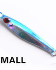 Fishing Lure 4.9G 7.2G Metal Jig Spoon Lure Spinner Metal Jigging Shore Cast-haofishing Store-blue small-Bargain Bait Box