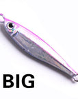 Fishing Lure 4.9G 7.2G Metal Jig Spoon Lure Spinner Metal Jigging Shore Cast-haofishing Store-purple big-Bargain Bait Box
