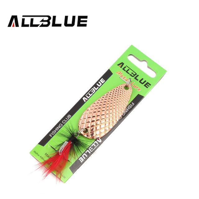 Fishing Lure Allblue Spoon Bait 24G 6Cm Artificial Lures Spinner Lure Metal Bait-allblue Official Store-Copper-Bargain Bait Box