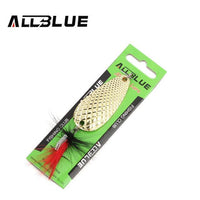 Fishing Lure Allblue Spoon Bait 24G 6Cm Artificial Lures Spinner Lure Metal Bait-allblue Official Store-Golden-Bargain Bait Box