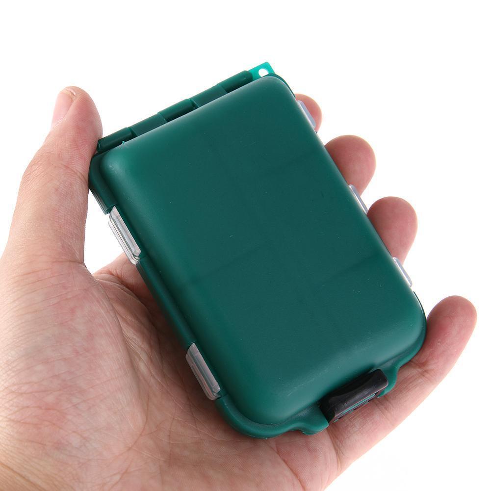 Fishing Lure Box Tackle Mini Portable Waterproof Compart Box 10 Compartments-Islandshop-Bargain Bait Box