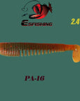 Fishing Lure Soft Bait 10Pcs Leurre Souple 6Cm/2.5G Flk Minnow 2.4" Esfishing-Esfishing-PA16-Bargain Bait Box