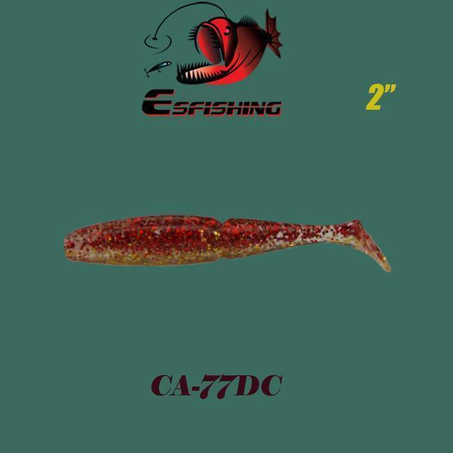 Fishing Lure Soft Bait Silicone Bait 12Pcs 50Mm/1.2G Esfishing Easy-Esfishing-CA77DC-Bargain Bait Box