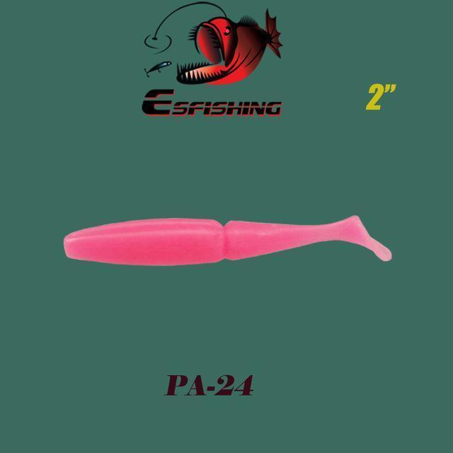Fishing Lure Soft Bait Silicone Bait 12Pcs 50Mm/1.2G Esfishing Easy-Esfishing-PA24-Bargain Bait Box
