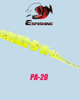 Fishing Lure Soft Worm Ice Fishing Bait Soft 20Pcs 4.2Cm/0.5G Polaris Artificial-Esfishing-PA20-Bargain Bait Box